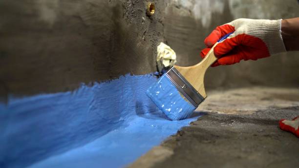 Commercial Emergency Waterproofing project at a Centerville, IN business property by SJ Waterproofing Pros